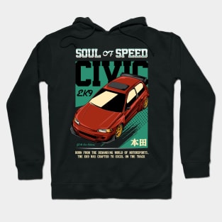 Civic EK9 Soul of Speed Hoodie